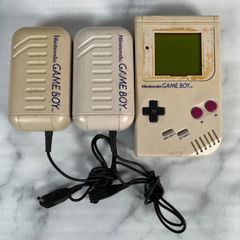 【2609-22】通電確認済☆ Nintendo ニンテンドー GAMEBOY ゲームボーイ 本体 充電式アダプタ セット 現状渡し