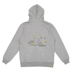 Ghibli Museum Hoodie "Flower Hat" Gray Size M My Neighbor Totoro