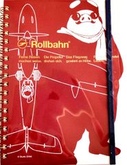 Reusable Rollbahn Pocket Notebook "Porco Rosso" (from Porco Rosso) Ghibli Museum