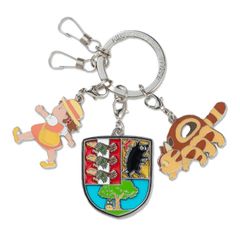 Ghibli Museum Emblem Keychain: Mei and the Kittenbus (My Neighbor Totoro)