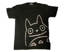 Ghibli Museum T-shirt "Hello Totoro (Black)" Size S My Neighbor Totoro