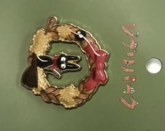 Reusable [Ghibli Park Exclusive] Children's Town Bread Wreath Pin Badge (Kiki Pin) Kiki's Delivery Service