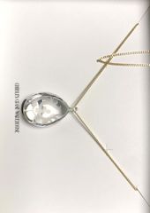 Reusable [Ghibli Park Limited] Levitation Stone Pendant Necklace Clear Laputa (Castle in the Sky)