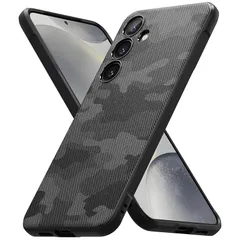 【Ringke】Galaxy S24 Plus 対応 ケース オニキスデザイン（カモブラック）