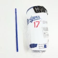 ドジャース 大谷翔平 #17 タンブラー ストロー付き 限定品 - メルカリ