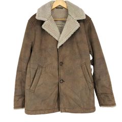 ユニクロ UNIQLO ムートンタッチコート メンズ  L