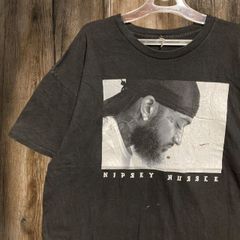 ラップ Tシャツ ニプシー ハッスル ヒップホップ モノクロ 音楽 洋楽 ミュージック ラッパー 黒 XXLサイズ 古着 ビンテージ used vintage p10