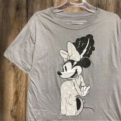 キャラクター Tシャツ ミニー マウス ウォルト ディズニー フランケンシュタインの花嫁 ハロウィン グレー XLサイズ 古着 ビンテージ used vintage p10