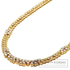 PIAGET ピアジェ フル ダイヤモンド ネックレス K18YG レディース [中古]