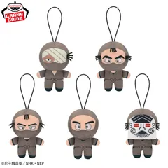 忍たま乱太郎 ほわぬい～タソガレドキ忍軍 ぬいぐるみマスコット 全種類コンプリートセット