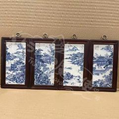 신년 선물 경덕진 아오카 춘화 경명 도판화 응접간 서재 장식품 공예품 미술품 입상 CZW1207P271