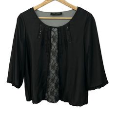 BALMAIN(バルマン) 七分袖カットソー サイズ11美品 黒