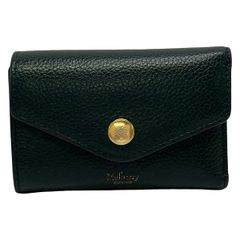 MULBERRY(マルベリー) 3つ折り財布美品 フォールデッド マルチカード ウォレット RL6447 ダークグリーン レザー
