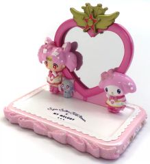 [Used] Miscellaneous Goods: Super Sailor Chibi Moon, Luna & Myme Roddy Mirror Tray "Sailor Moon Eternal Movie x Sanrio Characters"