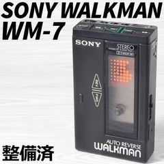 SONY WALKMAN WM-7 カセットウォークマン 整備済 TY466 SONY WALKMAN WM-7 カセットウォークマン ブラック 整備済 TY466