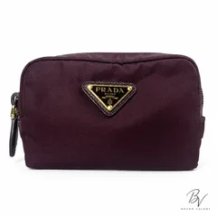 PRADA プラダ マイクロ Re-Nylon ポーチ バーガンディ 1ND339