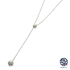 GEORG JENSEN ジョージジェンセン 925 SILVER シルバー CAVE ケイブ ラリエット ネックレス シルバー ボール Y字 ジュエリー アクセサリー ブランド