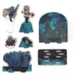[Used] Acrylic Stand・Acrylic panel [Funeral Frieren Story Scene Acrylic Stand Design 5 (Rudra) C105/Passing Shower