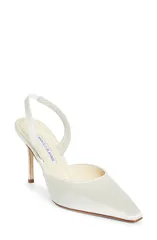 マノロ ブラニク レディース シューズ パンプス Manolo Blahnik Borelapla Slingback Pump Light Cream クリーム
