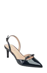 バンドリーノ レディース シューズ ヒール Bandolino Pracen Slingback Pointed Toe Pump Dark Blue ブルー