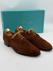 状態良好 Grenson グレンソン パンチドキャップトゥ クォーター