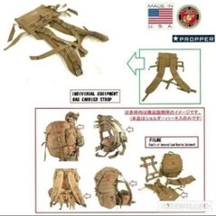 ◎【米軍放出品】USMC PACK ショルダーハーネス リュック ミリタリー フリーサイズ STRAP, BAG (80) ☆HA16SK-2#26