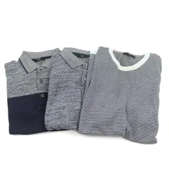ニジュウサンクオム 半袖ニット ポロ 3点セット トップス まとめて メンズ 46サイズ 23区HOMMEs 【中古】