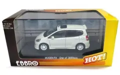 【中古】ミニカー 1/43 MUGEN Honda Fit(パールホワイト) 「HOT!」 [43350]