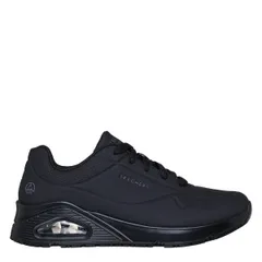 スケッチャーズ レディース シューズ ブーツ・レインブーツ Skechers Work Uno SR Black ブラック