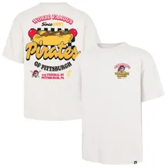 フォーティーセブン メンズ トップス Tシャツ Mens 47 Cream Pittsburgh Pirates Glizzy TShirt Cream クリーム