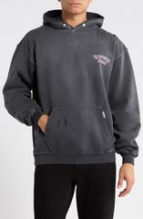 リプレゼント メンズ アウター パーカー・スウェット グラフィック Represent Duality Graphic Hoodie WASHED BLACK ブラック