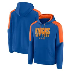 ファナティクス メンズ アウター パーカー・スウェット ロゴ Mens Fanatics Blue New Yorknicks Three Logo Hoodie Blue ブルー