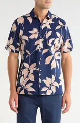 トリ・リチャード メンズ トップス シャツ Torichard Fresco de Cashort Sleeve ButtonUp Shirt MIDNIGHT