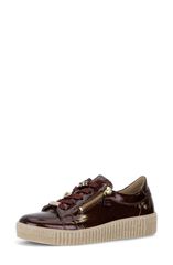 ガボール レディース シューズ スニーカー レザー Gabor Collette Leather Sneaker Women MULBERRY