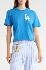アヴィエイターネイション レディース トップス シャツ グラフィック Aviator Nation Los Angeles Dodgers Graphic Tee COBALT コバルト