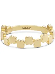 デヴァタ レディース アクセサリー 指輪 DEVATA Clovering in 14K Gold 4mm Yellow Gold イエロー