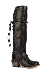 フリーバード バイ スティーブン レディース シューズ ブーツ・レインブーツ トール FREEBIRD Coal Tall Boot Women BLACK SNAKE ブラック