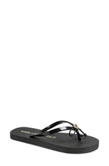 カール ラガーフェルド レディース シューズ サンダル KARLAGERFELD PARIS Zeni Flip Flop Women BLACK ブラック