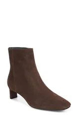 ヴィンス レディース シューズ ブーツ・レインブーツ レザー Vince Lilith Leather Bootie Women CACAO BROWN ブラウン