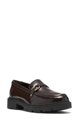 クラークス レディース シューズ オックスフォード ローファー Clarks Collection L Step Loafer Women DARK BROWN PAT ブラウン