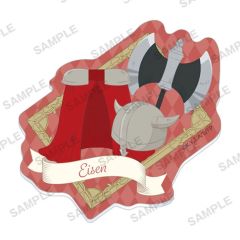[Used] Badge Bins Eisen Hero's Party Motif Acrylic Badge "TV Anime Funeral Service Frieren"