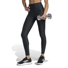 [アディダス] スポーツタイツ TRN OPTIME AOP レギンス レディース JYD25 ブラック (JV5185) S [ブラック (JV5185)] [S]