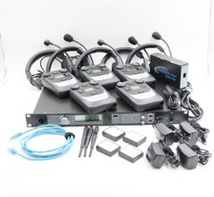 ■良品■ Clear-Com Tempest2400 CM-222 CP-222×5 ワイヤレスインカムシステム ベースステーション