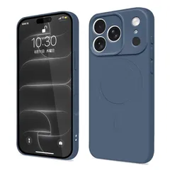 【新品】 Majiyana for iPhone 18Pro/iPhone 17Pro用の ケース MagSafe対応 耐衝撃 TPU 薄型（ブルー）
