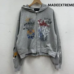 古着 MADEEXTREME グラフィック プリント フルジップ パーカー メンズ M ISItems【USED】【古着】【中古】50168037