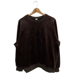 417 EDIFICE (フォーワンセブンエディフィス) コーディロイ カラーライニング クルー 25070312500030 ブラウン M