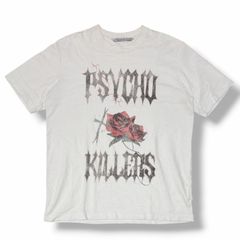 JOHN LAWRENCE SULLIVAN PSVCHO KILLERS 半袖Tシャツ カットソー ジョンローレンスサリバン 5B027-1118-25 ホワイト M （25764M）