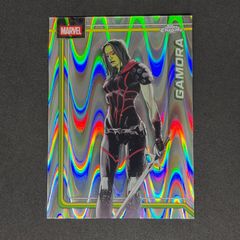 Gamora ガモーラ 2026 Topps Chrome Marvel Comics ベースカード RayWave Refractor #40