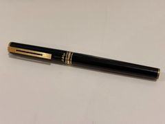 PILOT パイロット 万年筆 14K-585 EF 極細字 黒×金 ヴィンテージ