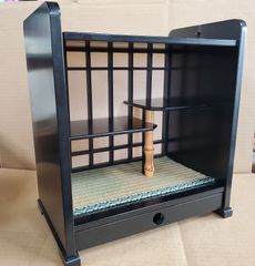 茶道具　初音茶箱　茶箱　茶棚　ミニ飾り棚 初音茶箱 茶道具 茶棚 茶箱 ミニ飾り棚 - メルカリ
